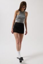 Deluxerie Deluxerie Bluza Crop MF-MF-Krystan