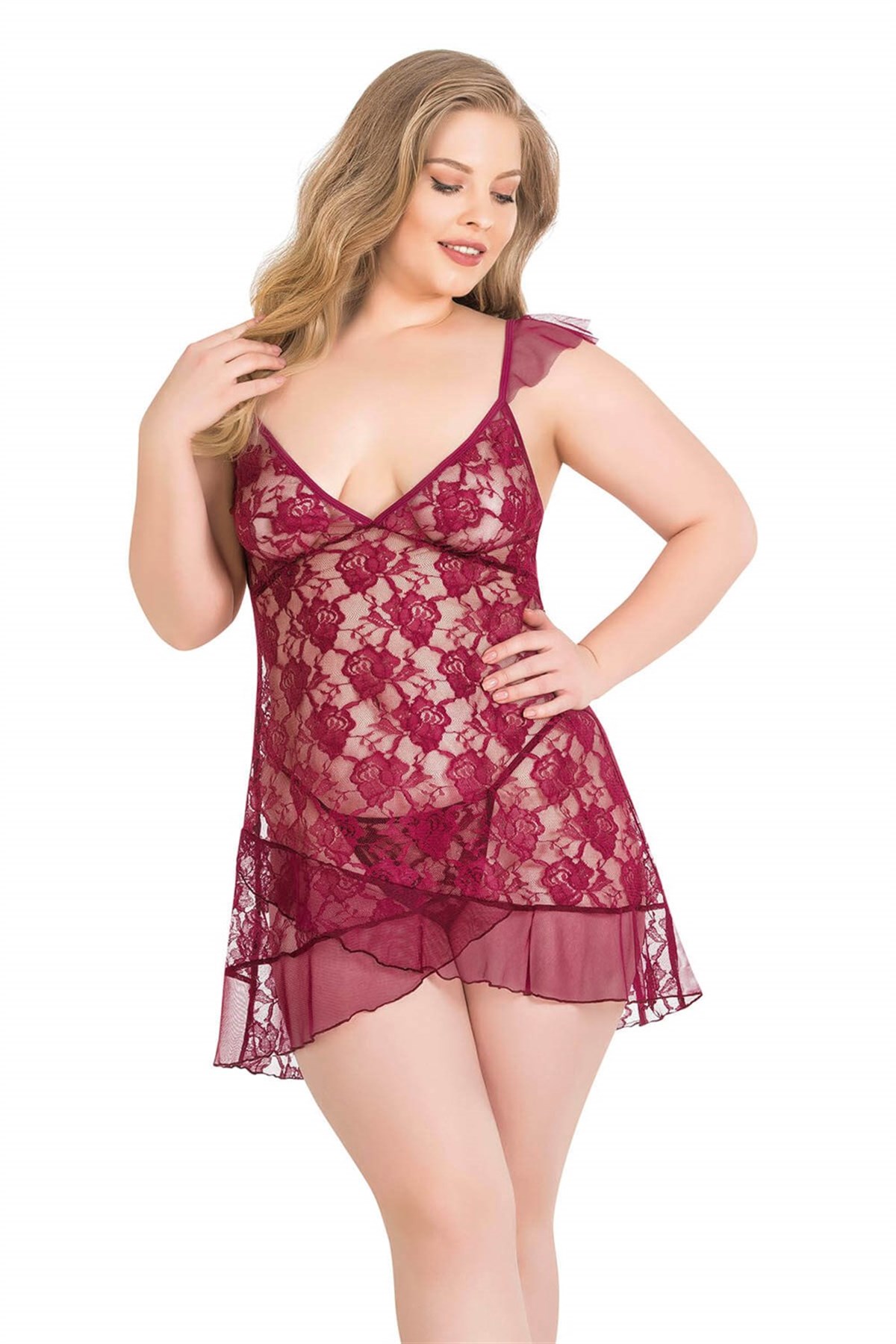 Deluxerie Plus size súprava babydoll Pheba Deluxerie Plus size súprava babydoll Pheba