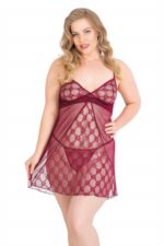 Deluxerie Plus size súprava babydoll Primrose